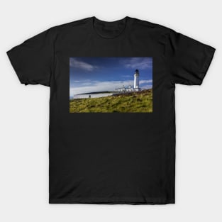 Mull of Galloway Lighthouse and Walled Garden Photograph Dumfries and Galloway T-Shirt